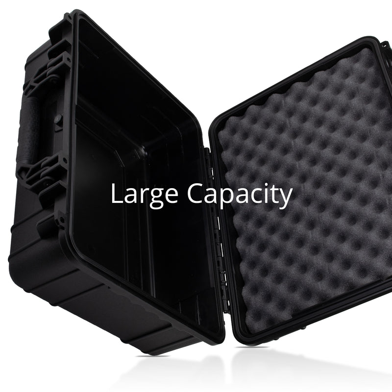 Condition 1 Waterproof Storage Hard Case, 20" Large, Black