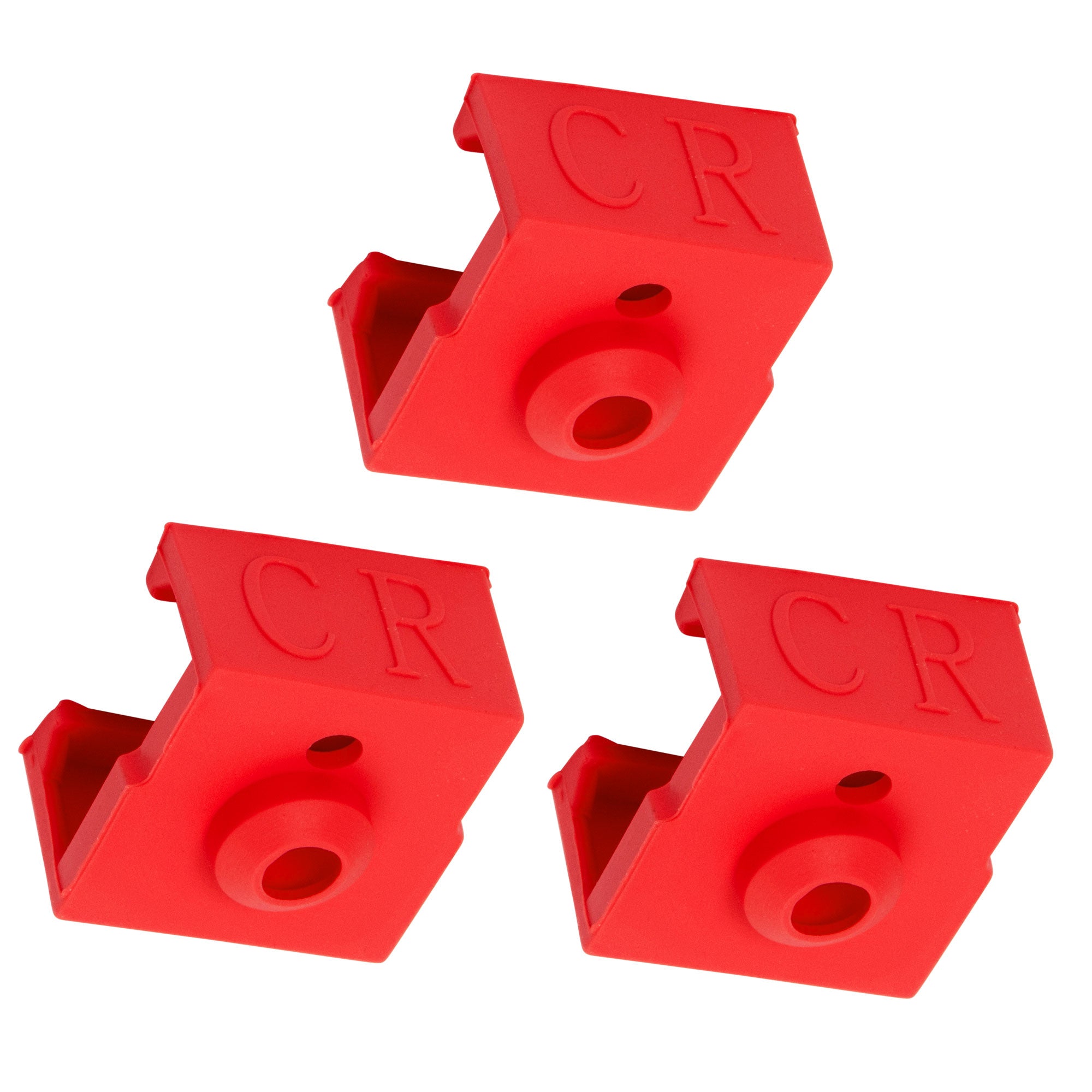 3 Pcs Heater Block Silicone Cover for Creality CR-6 SE/Max/Ender 3 Max Neo 3D Printer